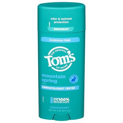 Toms Of Maine Deodorant Mountain Spring Scent Aluminum Free 6/3.25 OZ [UNFI-CARLISLE #3025459] T