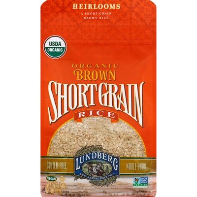 Lundberg Family Farms Brown Rice Organic Short Grain Og2 6/2 LB Og2 [UNFI #1166891] [ebt]