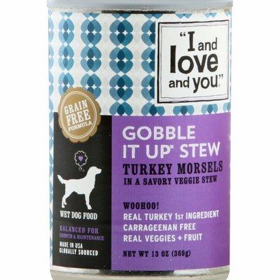 I And Love And You Dog Food Wet Gobble It Up Stew 12/13 OZ [UNFI #01266816]