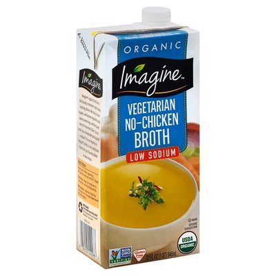 Imagine Foods Broth Low Sodium Organic Vegetarian No-Chicken Og2 6/32 OZ [UNFI #2821585] [ebt]