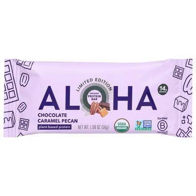 Aloha Protein Bars Chocolate Caramel Pecan Og2 12/1.98 OZ [UNFI-CARLISLE #2970978] [ebt]