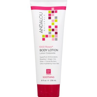 Andalou Naturals Body Lotion Soothing 1000 Roses 1/8 OZ [UNFI-CARLISLE #1591783] T