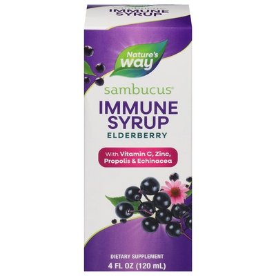 Natures Way Immune Syrup Elderberry 1/4 OZ [UNFI-CARLISLE #888040]