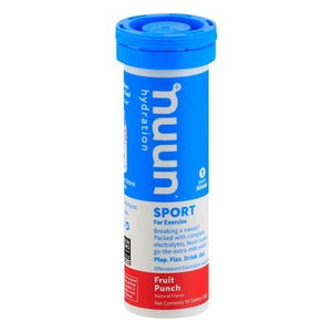 Nuun Sport Tablets Fruit Punch 8/10 TAB [UNFI-CARLISLE #1791334]