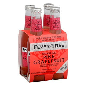 Fever-Tree Juice Pink Grapefruit Sparkling 6/4/6.8 OZ [UNFI #2540516] [ebt] T