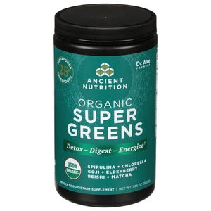Ancient Nutrition Super Greens Organic Og2 1/7.05 OZ [UNFI-CARLISLE #2746246]