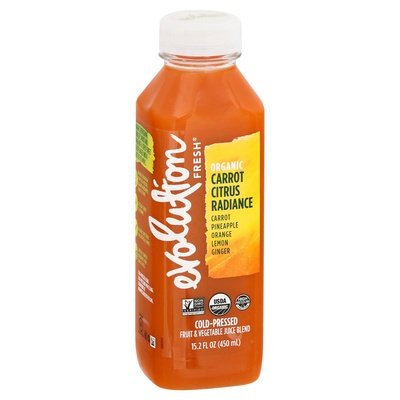 Evolution Fresh Cold-Pressed Juice Organic Carrot Citrus Radiance Og2 6/15.2 OZ [UNFI #2578227] [ebt] T