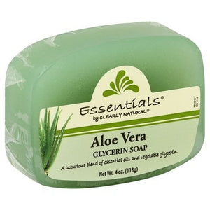 Clearly Natural Soap Glycerin Aloe Vera 1/4 OZ [UNFI-CARLISLE #216481] T