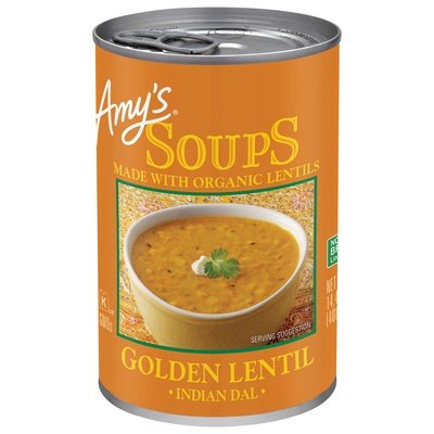 Amys Soups Golden Lentil Indian Dal Og3 12/14.4 OZ [UNFI #575159] [ebt]