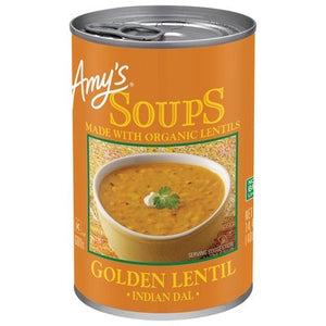 Amys Soups Golden Lentil Indian Dal Og3 12/14.4 OZ [UNFI #575159] [ebt]