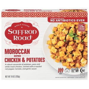 Saffron Road Chicken & Potatoes Hot Moroccan Inspired 8/10 OZ [UNFI #2969392] [ebt]