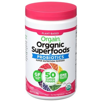 Orgain Super Nutrition Powder Plant Based Berry Flavor Og2 1/.62 LBS [UNFI-CARLISLE #1795798]