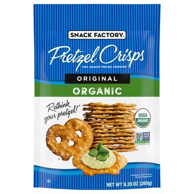 Pretzel Crisps Pretzel Crisps Organic Original Og2 12/9.35 OZ [UNFI #2107712] [ebt]