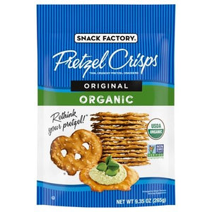 Pretzel Crisps Pretzel Crisps Organic Original Og2 12/9.35 OZ [UNFI #2107712] [ebt]