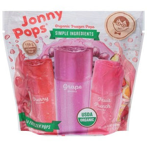 Jonny Pops Freezer Pops Assorted Organic Og2 6/32.4 OZ [UNFI #2828861] [ebt]