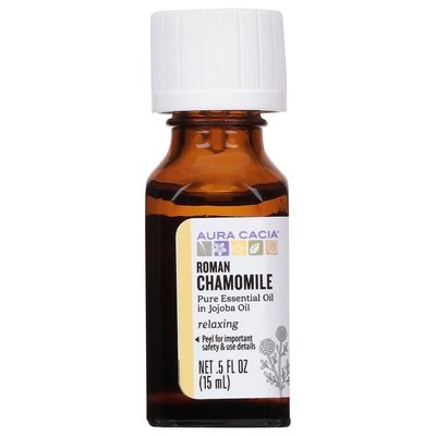 Aura Cacia Pure Essential Oil Roman Chamomile 1/.5 OZ [UNFI-CARLISLE #548271] T