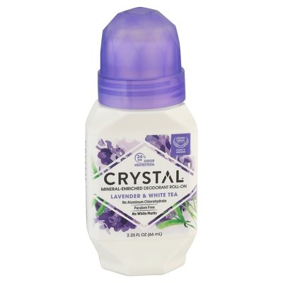 Crystal Deodorant Mineral-Enriched Lavender & White Tea Roll-On 1/2.25 OZ [UNFI-CARLISLE #486571] T
