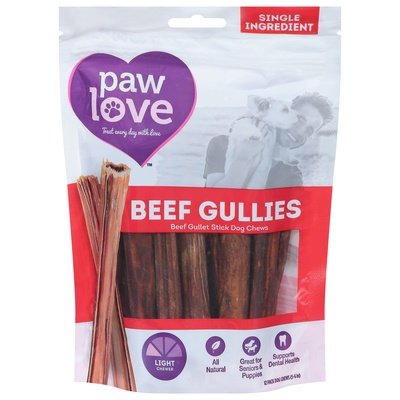 Paw Love Dog Chews Beef Gullies Light 12 Pack 6/12 CT [UNFI #2656304]
