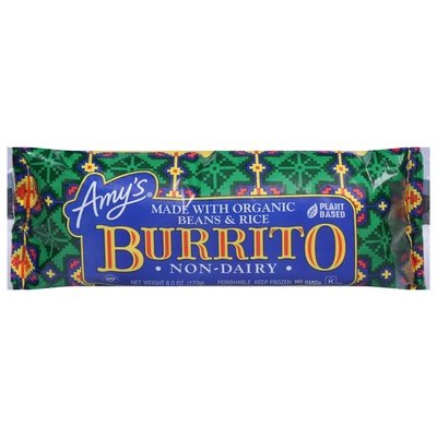 Amys Burrito Non-Dairy Plant Based Og3 12/6 OZ [UNFI #188888] [ebt]