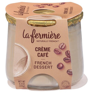 La Fermiere French Dessert Creme Cafe 6/4.4 OZ [UNFI #2860682] [ebt]