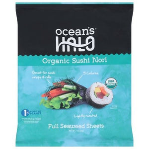 Oceans Halo Sushi Nori Organic Og1 12/1 OZ [UNFI #2059004] [ebt]
