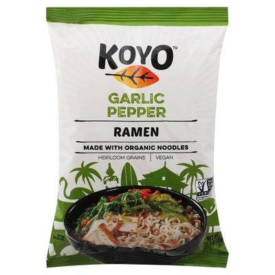 Koyo Noodles Garlic Pepper Ramen 12/2.1 OZ [UNFI-CARLISLE #457671] [ebt]