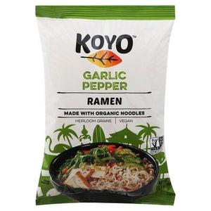 Koyo Noodles Garlic Pepper Ramen 12/2.1 OZ [UNFI-CARLISLE #457671] [ebt]
