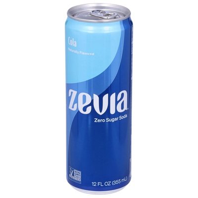 Zevia Soda Zero Sugar Cola 12/12 OZ [UNFI #2819225] [ebt] T