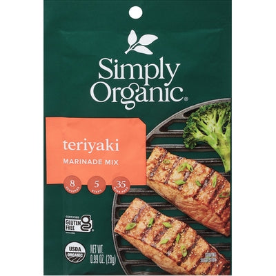 Simply Organic Marinade Mix Teriyaki Og2 12/.99 oz [UNFI #2947257 ] [ebt]
