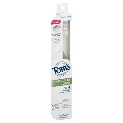 Toms Of Maine Toothbrush Naturally Clean Medium 6CT [UNFI-CARLISLE #1218494] T