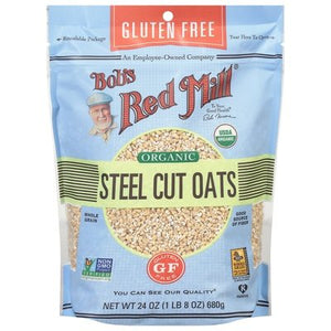 Bobs Red Mill Oats Organic Steel Cut Og2 4/24 OZ [UNFI #2275642] [ebt]