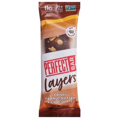 Perfect Bar Bar Crispy Peanut Butter & Chocolate Layers 8/1.94 OZ [UNFI #2951747] [ebt]