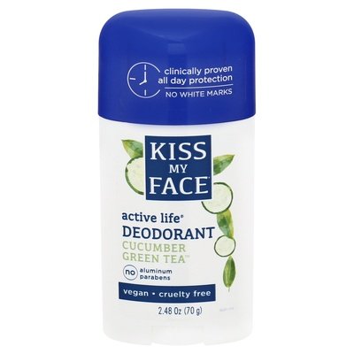 Kiss My Face Deodorant Cucumber Green Tea 1/2.48 OZ [UNFI-CARLISLE #699884] T