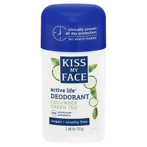 Kiss My Face Deodorant Cucumber Green Tea 1/2.48 OZ [UNFI-CARLISLE #699884] T