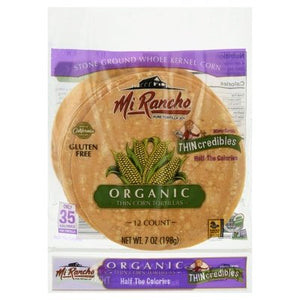 Mi Rancho Tortillas Organic Corn Thin Og2 12/7 OZ [UNFI #2830131] [ebt]