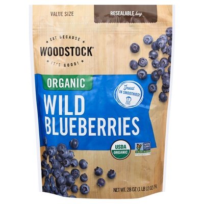 Woodstock Wild Blueberries Organic Value Size Og2 6/28 OZ [UNFI #2252252] [ebt]