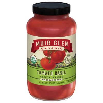 Muir Glen Pasta Sauce Organic Tomato Basil Og2 12/23.5 OZ [UNFI #2907129] [ebt]