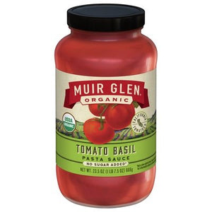 Muir Glen Pasta Sauce Organic Tomato Basil Og2 12/23.5 OZ [UNFI #2907129] [ebt]