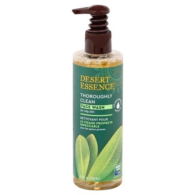 Desert Essence Face Wash Thoroughly Clean 1/8.5 OZ [UNFI-CARLISLE #308148] T