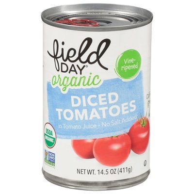 Field Day Tomatoes Organic Diced Og2 12/14.5 OZ [UNFI #1881820] [ebt]