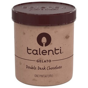 Talenti Gelato E Sorbetto Gelato Double Dark Chocolate 8/16 OZ [UNFI #281527] [ebt]