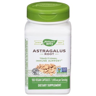 Natures Way Astragalus Root Capsules 1/100 CAP [UNFI-CARLISLE #103705] [ebt]