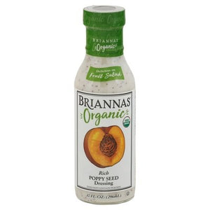 Briannas Dressing Organic Poppy Seed Rich Og2 6/10 OZ [UNFI #2412450] [ebt]