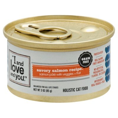I And Love And You Cat Food Holistic Savory Salmon Recipe 24/3 OZ [UNFI #01836584]