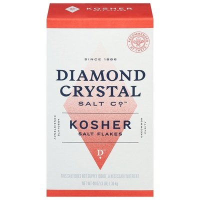 Diamond Crystal Salt Flakes Kosher 9/3 LB [UNFI #2919652] [ebt]
