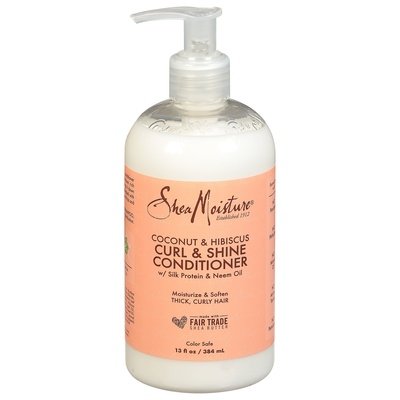Shea Moisture Conditioner Curl & Shine Coconut & Hibiscus 1/13 OZ [UNFI-CARLISLE #2947208] T