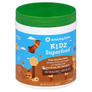 Amazing Grass Kidz Superfood Outrageous Chocolate Flavor Og3 1/6.35 OZ [UNFI-CARLISLE #2186963]