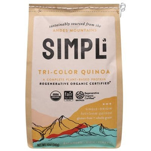Simpli Quinoa Tri-Color Og2 8/12 OZ [UNFI #2835866] [ebt]