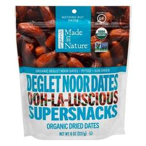 Made In Nature Dried Dates Organic Deglet Noor Og2 6/8 OZ [UNFI #2410223] [ebt]