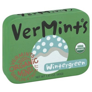 Vermints Mints Organic Wintergreen 6/1.41 OZ [UNFI #0445940] [ebt]
